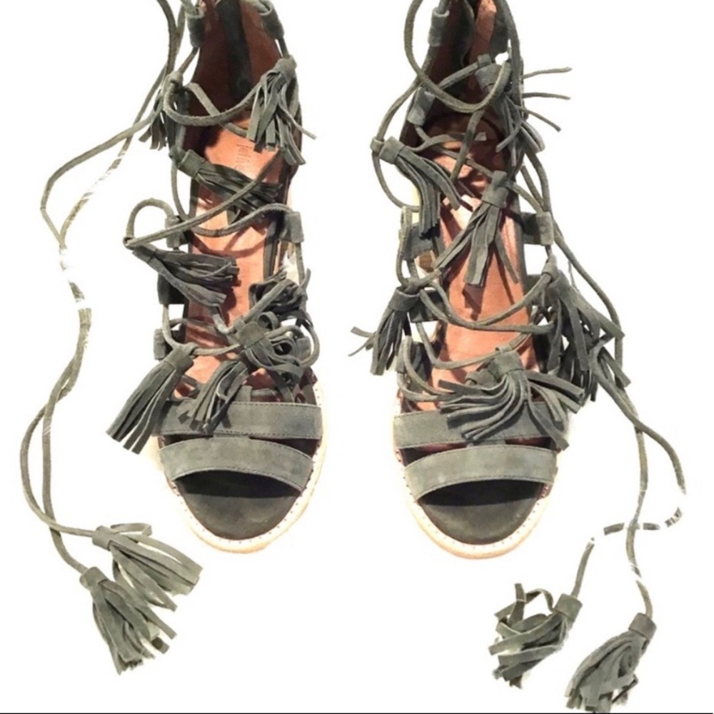 Jeffrey Campbell lace up sandals